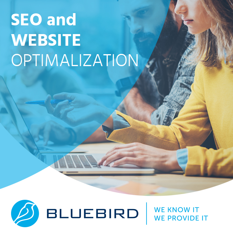 SEO and website optimalization - Bluebird