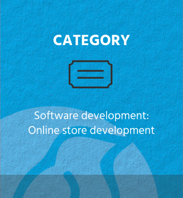 Category: software development, online store development