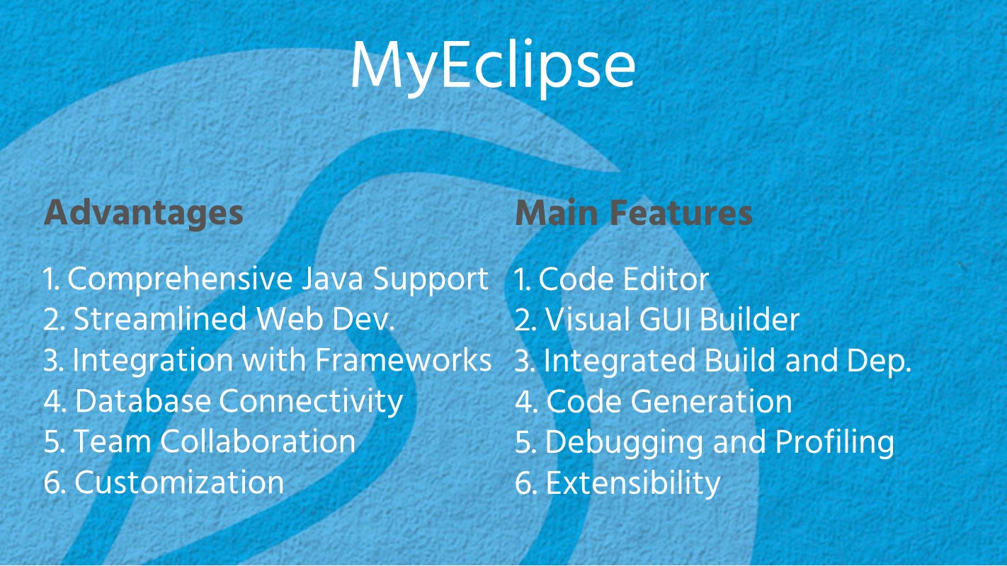 Java IDEs and Text Editors - MyEclipse - Bluebird Blog