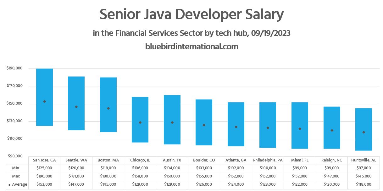 Senior Java Developer Salary in FinTech -  Bluebird Blog