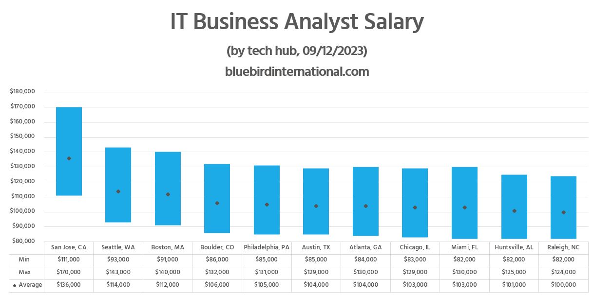 IT Business Analyst Salary - Bluebird Blog