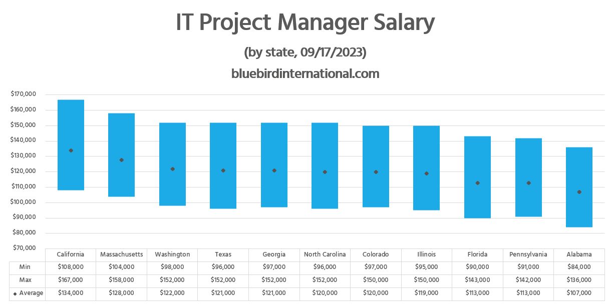 IT Project Manager Salary - Bluebird Blog